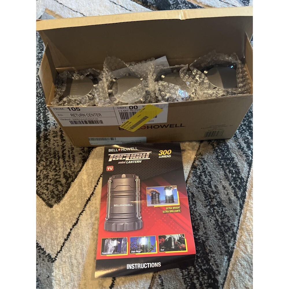 Bell+Howell TacLight Mini Lantern 300 Lumens - 4 pack